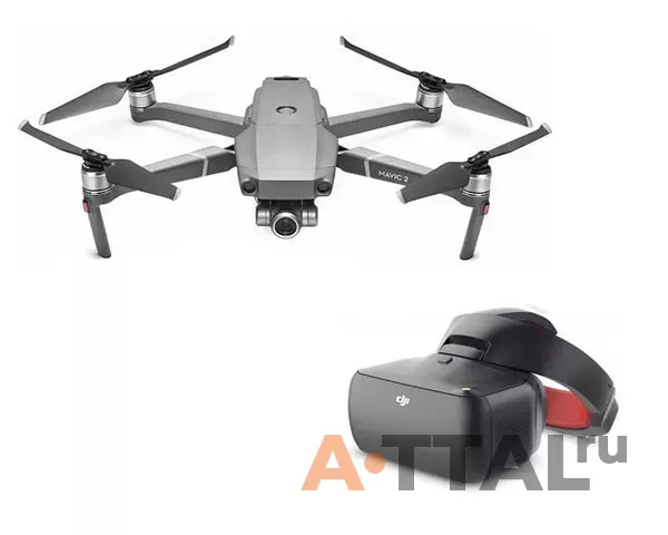 Квадрокоптер DJI Mavic 2 Zoom и очки DJI Goggles RE фото 1