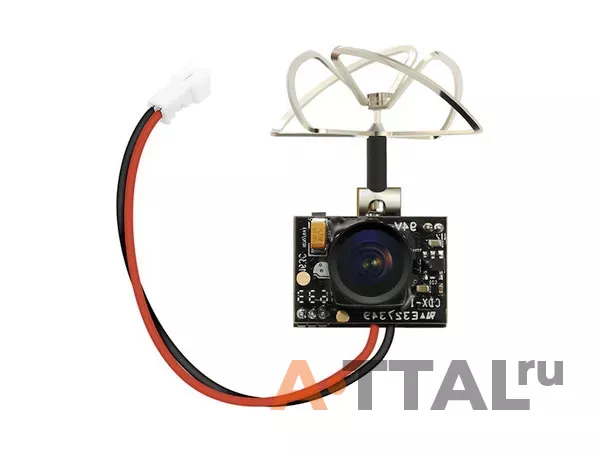 Камера FPV 3в1 Eachine TX02 600TVL с передатчиком 5.8GHz 40к 200mW фото 2