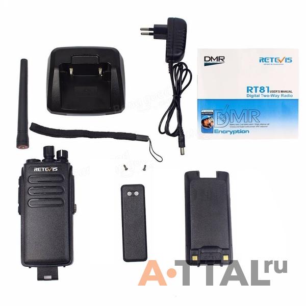 Retevis RT81 UHF 10W DMR фото 4