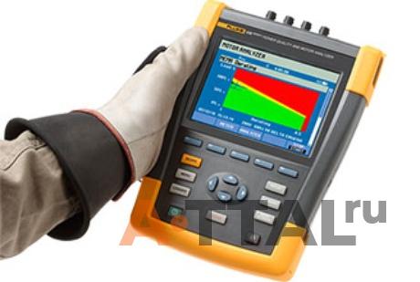 Fluke 438-II. Анализатор качества электроэнергии и работы электродвигателя. фото 2