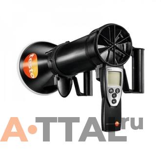 Testo 417  Комплект 2 анемометр, набор воронок и выпрямитель потока фото 1