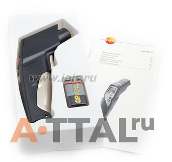 Testo 830-T4. Инфракрасный термометр и поверхностный зонд с подпружиненной термопарой. фото 3