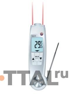 Testo 104-IR. Складной водонепроницаемый пищевой термометр/ИК-термометр. фото 1