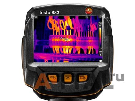 Testo 883. Комплект тепловизора с 2 объективами и принадлежностями фото 2