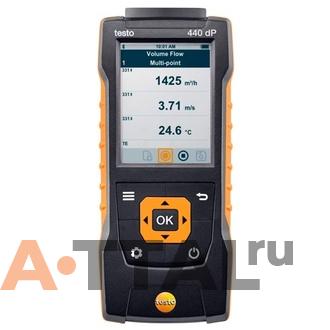 Testo 440dP. Прибор для измерения скорости воздуха фото 1