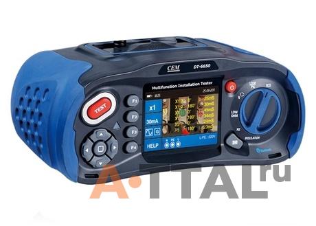 DT-6650. Тестер электроустановок многофункциональный фото 1
