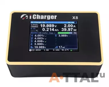 Зарядное устройство iCharger X8 1100W 8S 30A фото