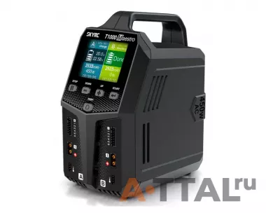 Зарядное устройство SkyRC T1000 Maestro двухпортовое 1000W 20A с/БП фото