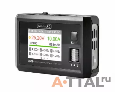 Зарядное устройство ToolkitRC M7AC 300W AC/DC фото