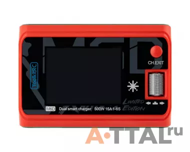 Зарядное устройство ToolkitRC M6D 250Wx2 DC (Red) фото