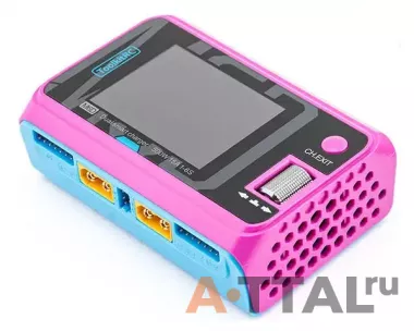 Зарядное устройство ToolkitRC M6D 250Wx2 DC (Pink) фото