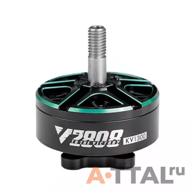 Электродвигатель T-Motor V2808 1300KV для 7" (black/green) фото