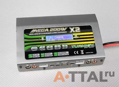 Зарядное устройство Turnigy Mega 200Wx2 (400w) (T200WDUAL) фото