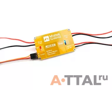 Стабилизатор напряжения Matek UBEC DUO, 4A/5-12V & 4A/5V фото