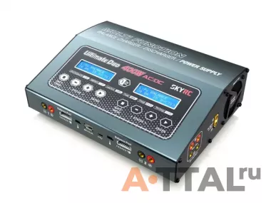Зарядное устройство SkyRC D400 Ultimate Duo 20A/400W с/БП двухпортовое фото