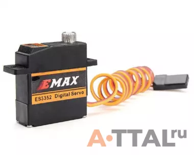 Сервопривод микро 12.4г Emax ES3352 2,8кг/0,10сек 21T цифровой фото