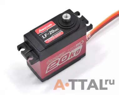 Цифровой сервопривод Power HD LF-20MG 360° 20кг/0.16сек, стандарт, 60 г фото