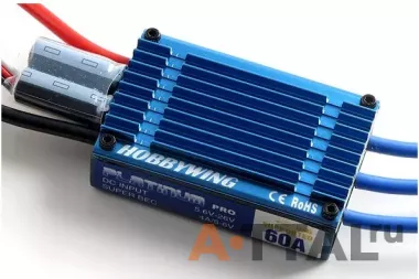 Бесколлекторный регулятор хода HobbyWing Platinum Pro 60A для авиамоделей (HW80030020) фото