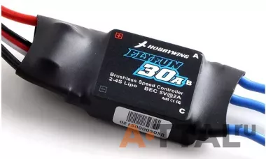 Бесколлекторный регулятор хода HobbyWing Flyfun-30A для авиамоделей (HW80020610) фото