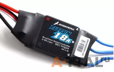Бесколлекторный регулятор хода HobbyWing Flyfun-18A для авиамоделей (HW80020600) фото