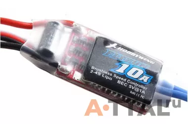 Бесколлекторный регулятор хода HobbyWing Flyfun-10A для авиамоделей (HW80020580) фото