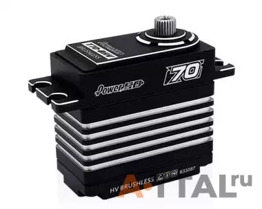Сервопривод Power-HD T70-BHV 83г / 70кг / 0.12сек (HV Brushless Digital) фото