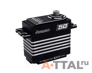 Сервопривод Power-HD T50-BHV 83г / 50кг / 0.065сек (HV Brushless Digital) фото