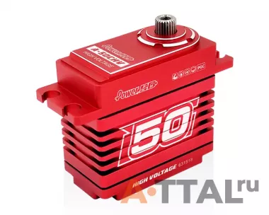 Сервопривод Power-HD A-50 CHV 80г / 50кг / 0.16сек (Coreless HV Digital) фото