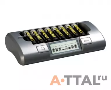 Зарядное устройство Powerex MH-C800S-E 8 AA/AAA LCD Euro (MH-C800S-E) фото