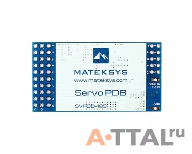 Стабилизатор напряжения Matek Servo PDB, w/ 12A BEC 9-55V to 5/6/8V фото