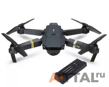 Квадрокоптер Eachine E58 с 2MP HD Wi-Fi камерой и FPV (складной) с 2мя АКБ фото