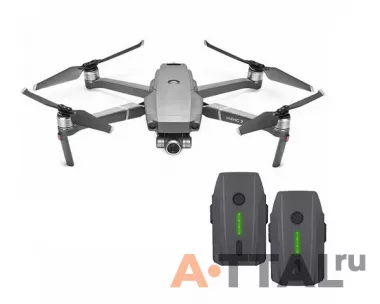 Квадрокоптер DJI Mavic 2 Zoom c двумя аккумуляторами фото