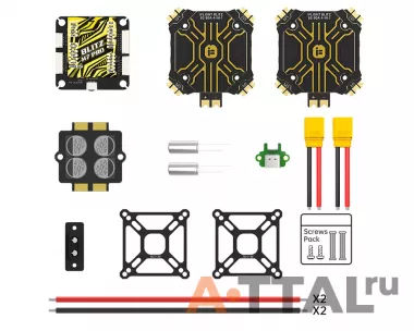 Регулятор хода iFlight BLITZ E80 Pro 4in1 ESC*2 + BLITZ H7 Pro FC фото
