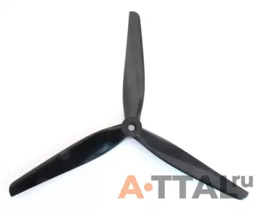 Пропеллер HQProp 8x4x3R MacroQuad Prop (CW) Glass Fiber Nylon (Black) фото