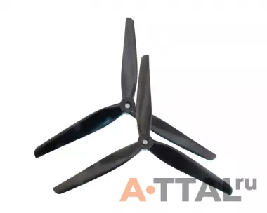 Пропеллер HQProp 8x4x3 MacroQuad Prop (1CCW+1CW) Glass Fiber Nylon (Black) фото