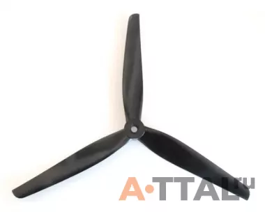 Пропеллер HQProp 8x4x3 MacroQuad Prop (CCW) Glass Fiber Nylon (Black) фото
