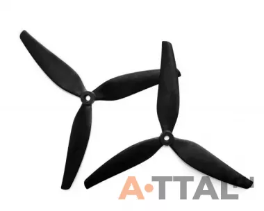 Пропеллер HQProp 7x4x3 Cine7 (1CW+1CCW) Black-Glass Fiber Reinforced Nylon фото