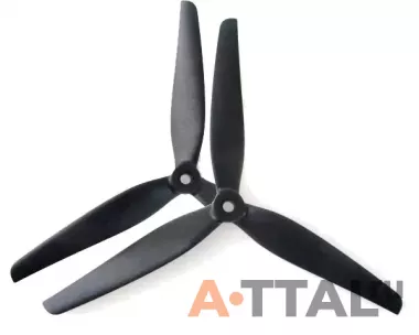 Пропеллер HQProp 7x4.5x3 MacroQuad Prop (1CCW+1CW) Glass Fiber Nylon (Black) фото