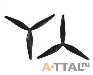 Пропеллер HQProp 10x5.5x3 MacroQuad Prop (1CCW+1CW) Glass Fiber Reinforced Nylon (Black) фото