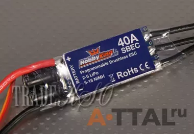 Регулятор хода 40A Brushless Speed Controller (HOz40A) фото