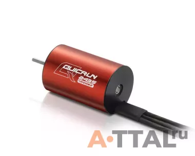 Двигатель HOBBYWING QUICRUN 2435SL G2 4500KV 2-3S вал 2.3мм для автомоделей фото