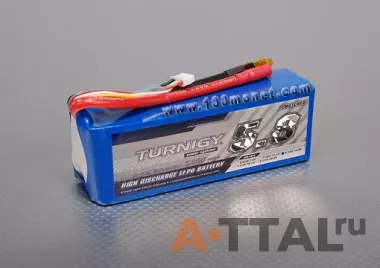 Аккумулятор 14.8V 5800mAh 4S 25C Lipo Pack (Turnigy, HO5800.4S.25) фото
