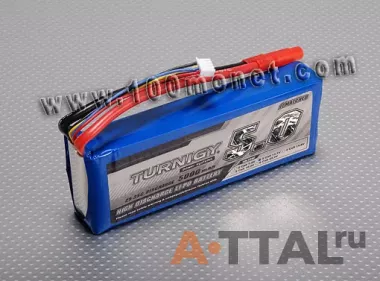 Аккумулятор 11.1V 5000mAh 3S 25C Lipo Pack (Turnigy, HO5000.3S.25) фото