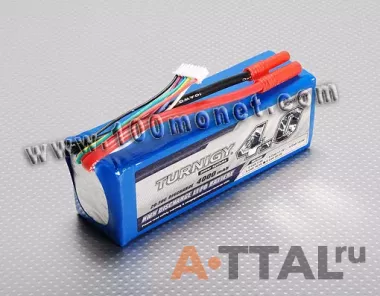 Аккумулятор 22.2V 4000mAh 6S 20C Lipo Pack (Turnigy, HO4000.6S.20) фото