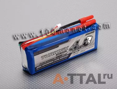 Аккумулятор 14.8V 4000mAh 4S 20C Lipo Pack (Turnigy, HO4000.4S.20) фото
