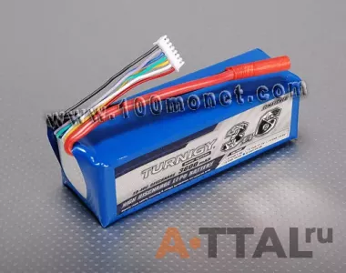 Аккумулятор 22.2V 3600mAh 6S 30C Lipo Pack (Turnigy, HO3600.6S.30) фото