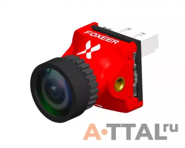 Камера FPV Foxeer Nano Predator 5 Racing 4ms Latency Super WDR (Pad Red) фото