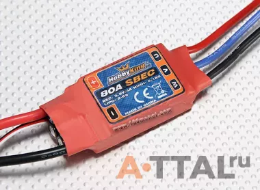 Регулятор хода 80A ESC 4A SBEC (Hobby, F-80A) фото