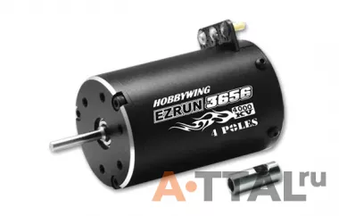Бесколлекторный 4-полюсный двигатель HobbyWing EZRUN-3656 4000Kv для автомоделей (HW90110010) фото