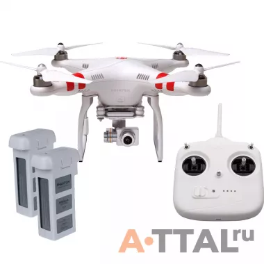 Квадрокоптер DJI Phantom 2 Vision+ V3.0 с подвесом и камерой 14Мп и доп. аккумулятором фото